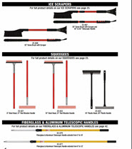 Ice Scrapers and Squeegees